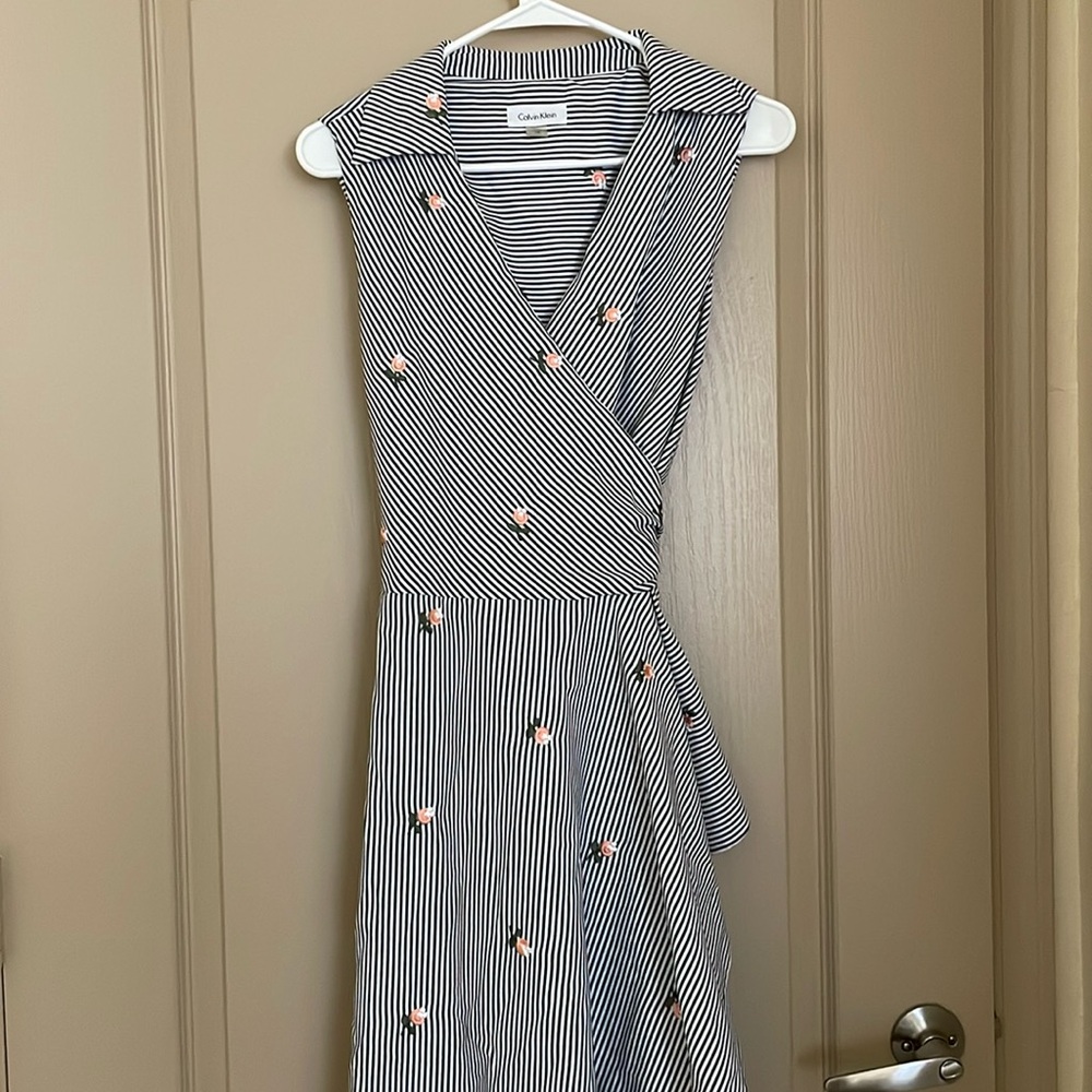 Calvin Klein Wrap Around Dress